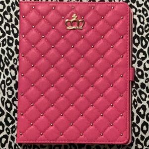 New IPad case for IPad 9.7 or 2,3,4 gen. measuring 9.5” L & 7” W in Red rose